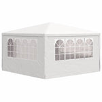 Professional Party Tent with Side Walls 4x4 m White 90 g/m 48525