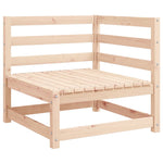 Garden Corner Sofas 2 pcs Solid Wood Pine 805675