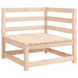 Garden Corner Sofas 2 pcs Solid Wood Pine 805675