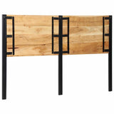 Headboard 160 cm Solid Wood Acacia and Iron 4017554