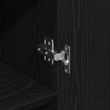 Sideboard Black Oak 69.5 x 34 x 90 cm Engineered Wood 862874