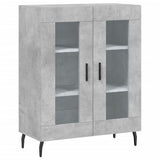Highboard Concrete Grey 69.5x34x180 cm Engineered Wood 3199637