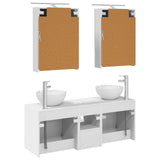 Bathroom Cabinet Set 5 pcs White 50 x 14.5 x 70 cm 3406351