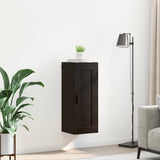 Wall Mounted Cabinet Black Oak 34.5 x 34 x 90 cm 882444