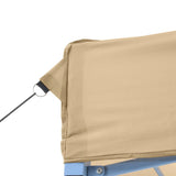 Foldable Party Tent Pop-Up with 2 Sidewalls Beige 4004921