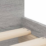 Bed Frame without Mattress Grey Sonoma 75x190 cm Small Single Small Single 3207390