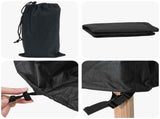 Furniture Cover Plain Black 315 x 180 x 74 cm 600D 4105866