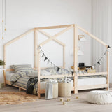 Kids Bed Frame 2x cm Solid Wood Pine 3200589