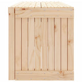 Garden Bench Natural Wood Solid Pine Wood Extendable Garden Bench 832525