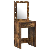 Dressing Table Smoked Oak 50 x 41 x 135 cm Engineered Wood 865041