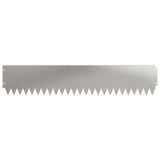 Lawn Edging 10 pcs 103 x 20 cm Steel Silver 8008383