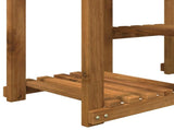 Plant Stand Natural 85 x 30 x 114.5 cm Solid Acacia Wood 903106