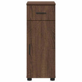 Bathroom Cabinet with Drawer Brown Oak 30 x 35 x 80 cm 883331