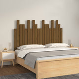 Wall Headboard Honey Brown 127.5x3x80 cm Solid Wood Pine 824791