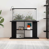 Aquarium Stand Black Oak 100x40x60 cm Engineered Wood 862150