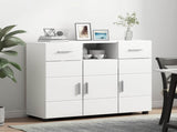Wooden Cabinet White 88.5 x 30.5 x 73 cm Engineered Wood 880281