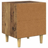 Bed Cabinet 2 pcs Old Wood 40 x 35 x 47.5cm Engineered Wood 880550