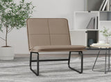 Lounge Chair Cappuccino 54x75x76 cm Faux Leather 351335