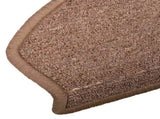 Self-adhesive Stair Mats 15 pcs Brown 80 x 24.5 x 3.5 cm 42038646