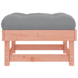 Garden Footstools with Cushions 2pcs Solid Wood Douglas 825469