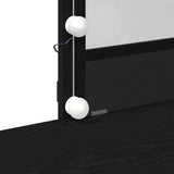 Dressing Table Black Oak 100 x 40 x 130 cm Engineered Wood 868842