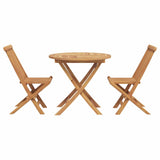 Garden Dining Set 3 pcs Brown Solid teak wood 3385961