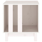 Dog House White 50x40x52 cm Solid Wood Pine 822472