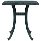 Garden Table Green 53x53x53 cm Cast Aluminium 4002818