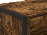 Book Cabinet Smoke Oak 60 x 30 x 155 cm Engineered Wood 886398