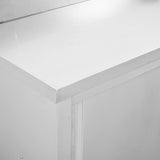 Work Table with Sliding Doors 120x50x cm Stainless Steel 51051
