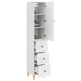 Cabinet Set 2 pcs 33 x 34.5 x 90 cm Engineered Wood 3416470
