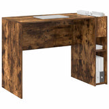 Desk Smoked Oak 109 x 50 x 78 cm Engineered Wood 891204