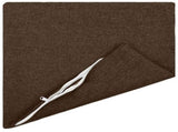 Cushion with Pillow HEERLEN 6 pcs Brown Fabric 926900