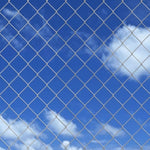 Chain Link Fence Galvanised Steel 15x1.25 m Silver 141487