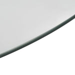 ZNTS Rotating Serving Plate Transparent 60 cm Tempered Glass 249498