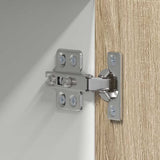 Hanging Cabinet Sonoma Oak and White 50 x 31 x 100 cm 884348