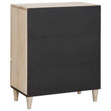 Sideboard White 60 x 33 x 75 cm Solid mango wood 4018119