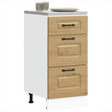 Kitchen Base Cabinet Kalmar Artisan Oak Engineered Wood 854249