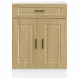 Kitchen Base Cabinet Porto Sonoma Oak Engineered Wood 853970