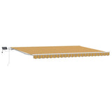 Retractable Awning Multicolour 500 x 300 cm 3331298
