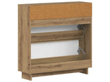 Shoe Cabinet EDE 78 x 24 x 103 cm Engineered Wood Artisan Oak 896004