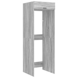 Wash Machine Cabinet with Door Grey Sonoma 67.5 x 68 x 200 cm 3422789