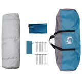 Instant Tent with Rainfly 4-Person Quick-Release with Roof Blue 42008397