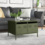 TV Cabinet Olive Green 68x50x43.5 cm Cold-rolled Steel 851242