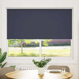 Roller blind blackout 144.4x175 cm Fabric Width 140 cm marine 240134