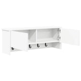 Wall-Mounted Coat Rack White 80 x 20 x 30 cm Engineered wood 874339