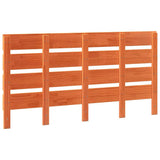 Headboard Wax Brown 160.5 x 3 x 80 cm Solid Pine Wood 844447
