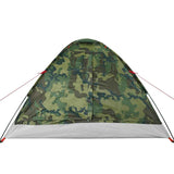 Camping Tent Dome 4-Person Camouflage Waterproof 4009638
