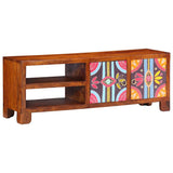 TV Cabinet Multicolour 110x30x40 Solid Wood Acacia 4016503