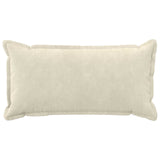 Cushion Cover 6 pcs HOUTEN Cream 40 x 70 cm Microfiber Fleece 917873